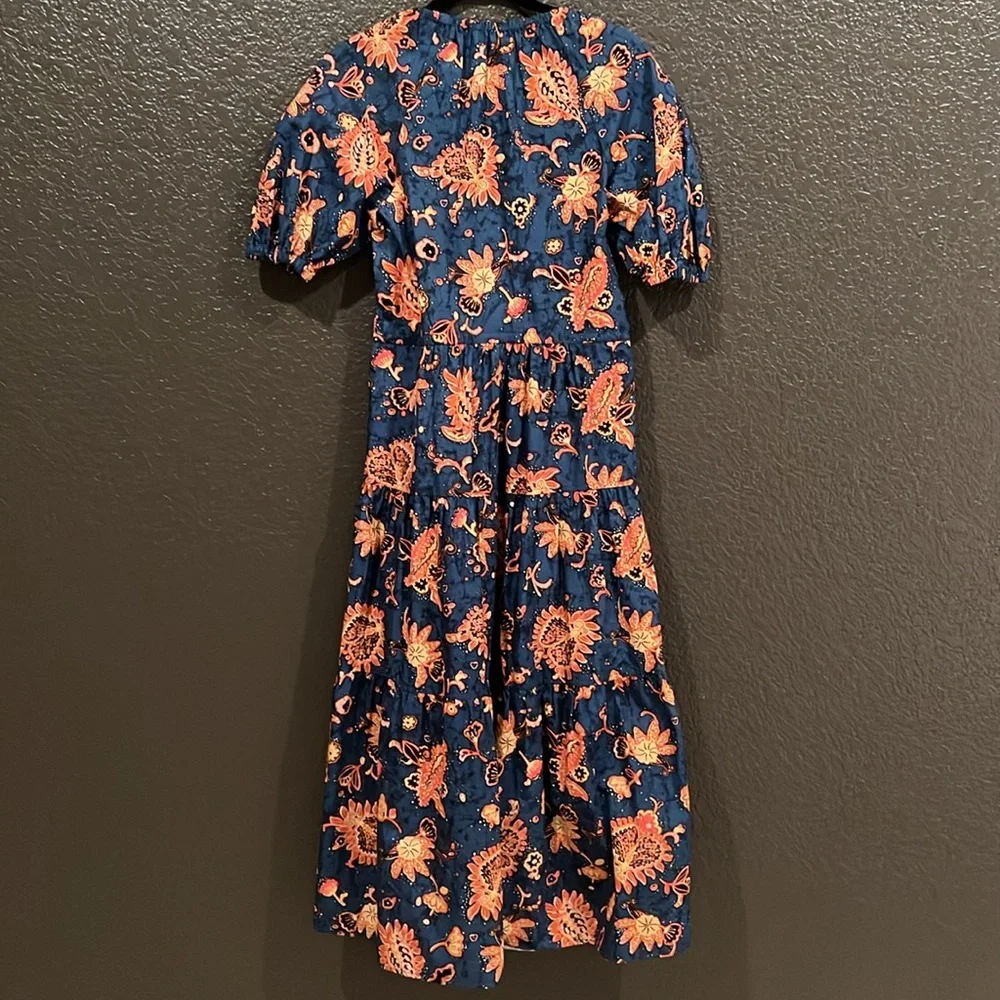 A.L.C. Mischa Three Tiered Maxi Dress Sz 4 - Picture 3 of 6
